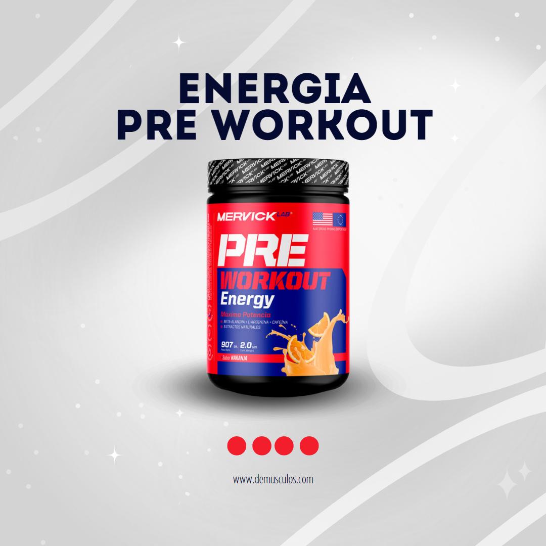 Pre Workout Pre Entrenamiento Energia DeMusculos