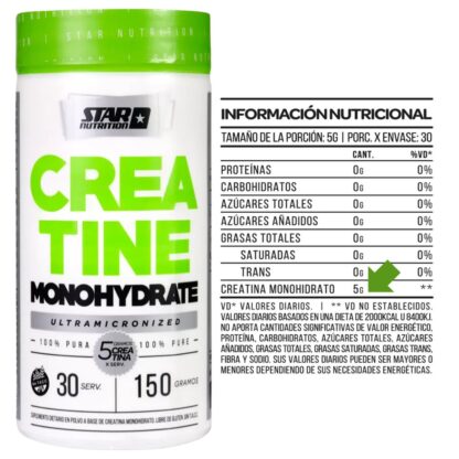 Creatina 150 grs de Star Nutrition