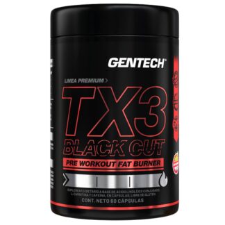 Tx3 Black Cuts x 60 de Gentech