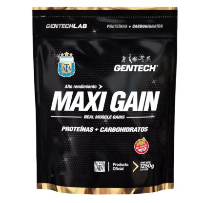 Ganador de masa muscular de Gentech: Maxi Gain 1.25 kg