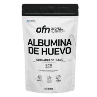 Proteína de huevo Ovofull x 370 grs. Claras de huevo.