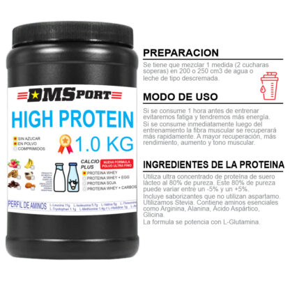 High Protein 1 kg de DMS