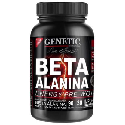 Beta Alanina de Genetic Sport, ideal para prevenir la fatiga y aumentar el rendimiento.