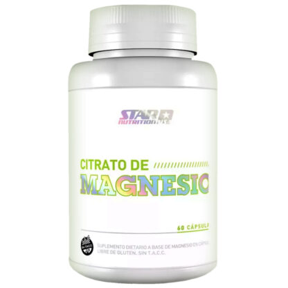 Citrato de Magnesio de Star Nutrition x 60 cápsulas