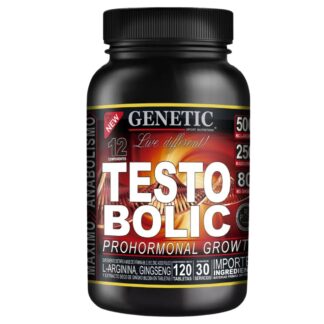 Aumenta tus niveles de testosterona con Testo Bolic de Genetic Sport x 120 comprimidos