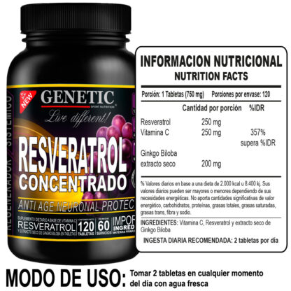 Resveratrol de Genetic Sport