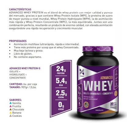 Advanced Whey 2 Lbs de Xtrenght Nutrition - Proteína