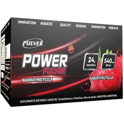 Barras de proteína Power Bar de Pulver x 12