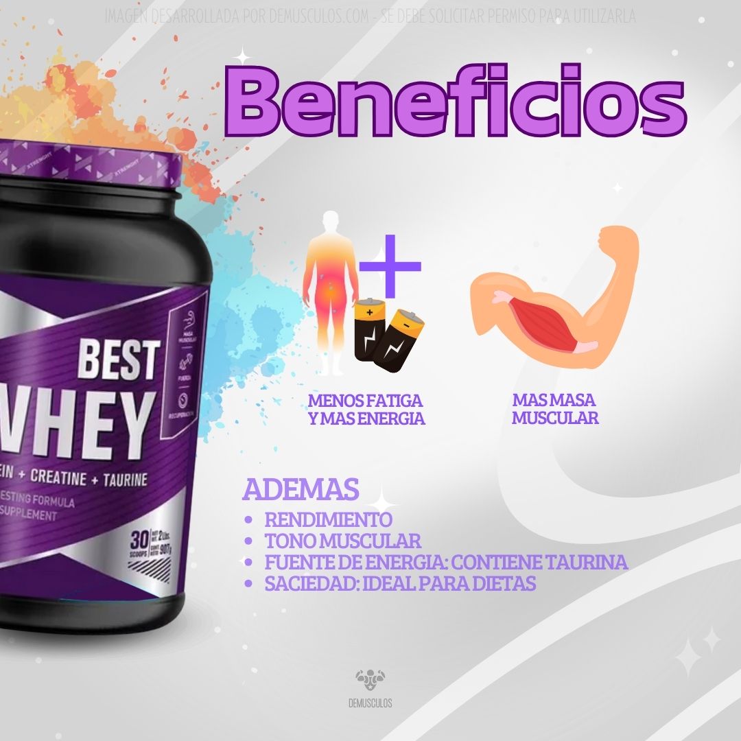 Beneficios de Best Whey 2 Lbs Xtrenght