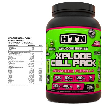 Cell Pack de HTN x1.4 kg te ayuda a maximizar los resultados deportivos que estas buscando