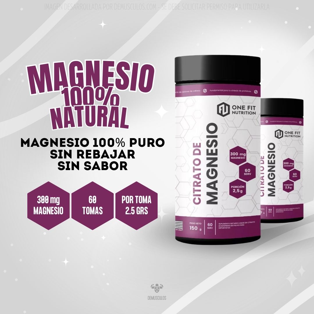 Citrato de Magnesio 150 grs One Fit