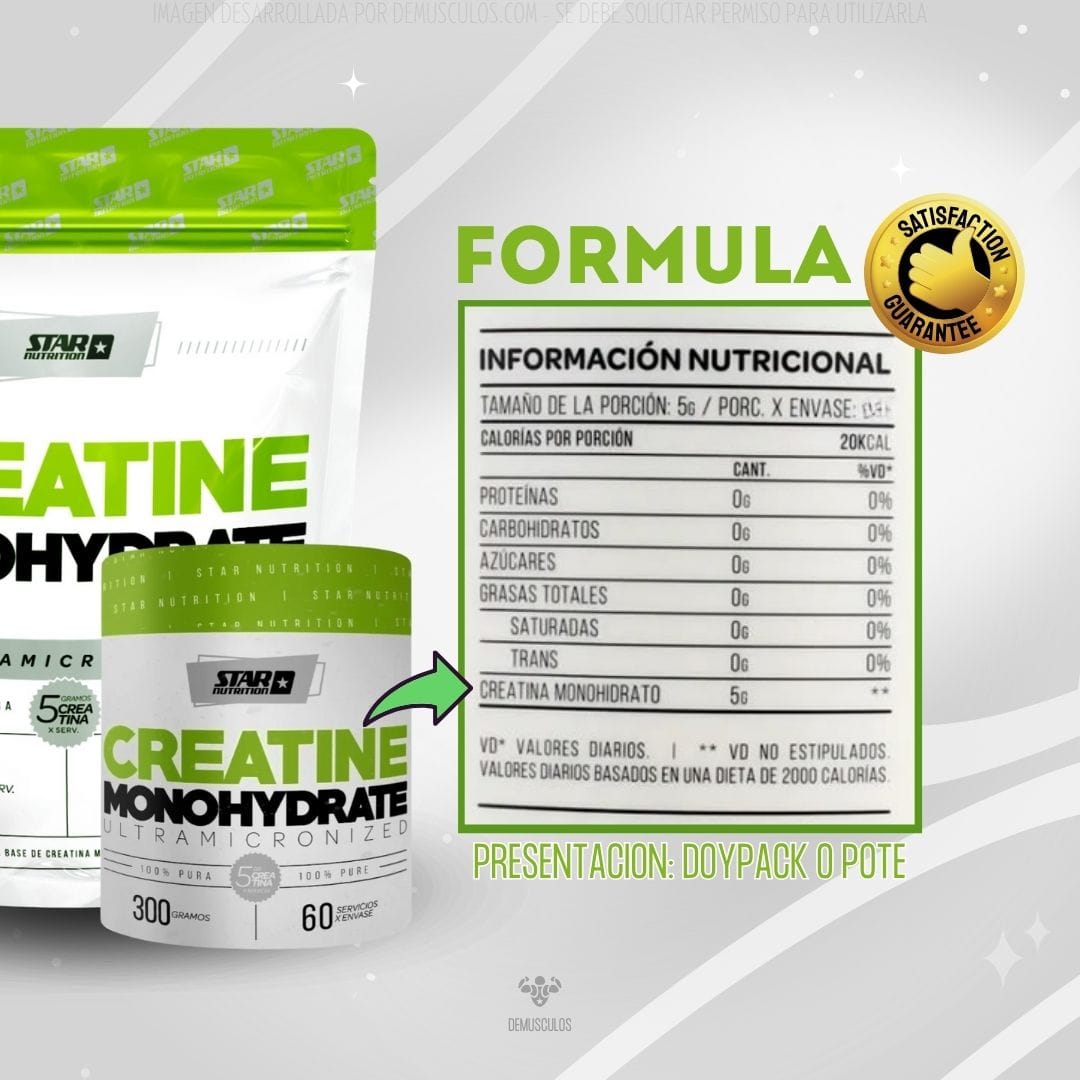 Creatina 300 grs de Star Nutrition