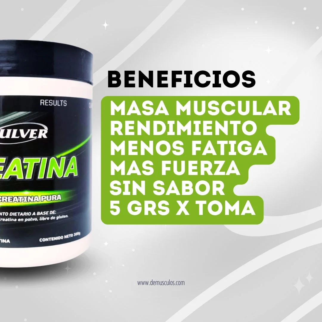 Algunos de los Beneficios de la Creatina Pulver x 300 grs