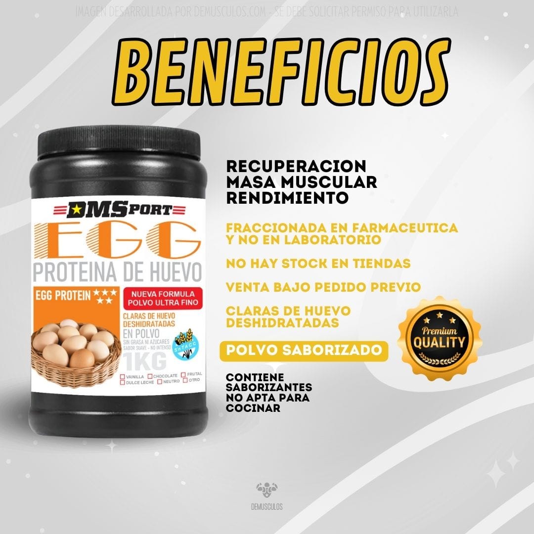 Beneficios de la proteína de huevo