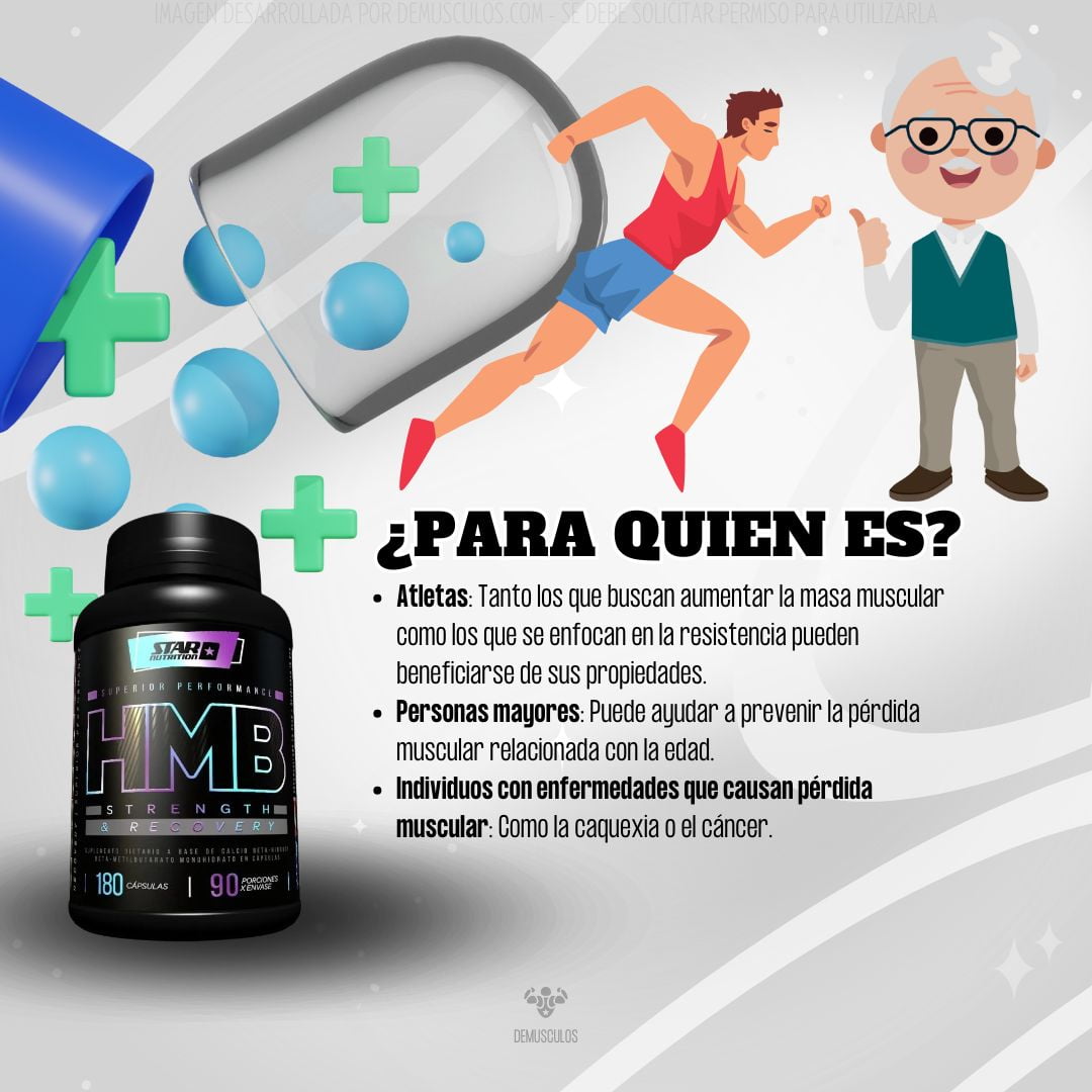 ¿Para quien es HMB de Star Nutrition en cápsulas.?