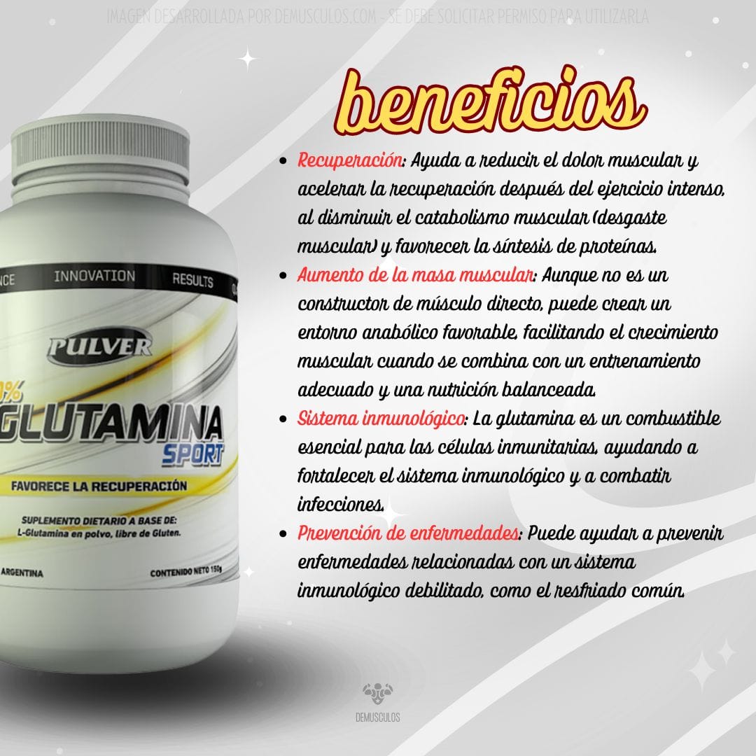 L-Glutamina 150 grs Pulver Sin Tacc