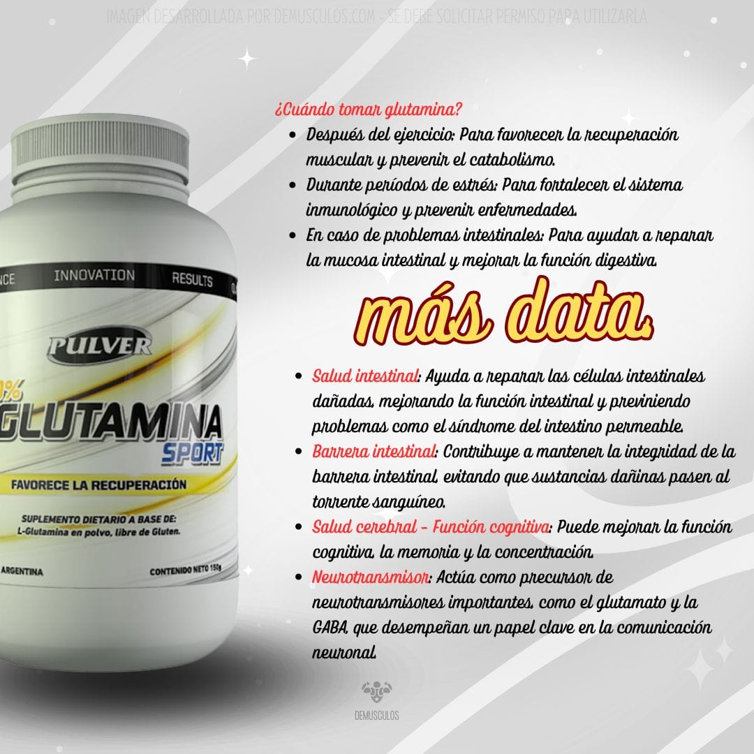 L-Glutamina 150 grs Pulver Sin Tacc