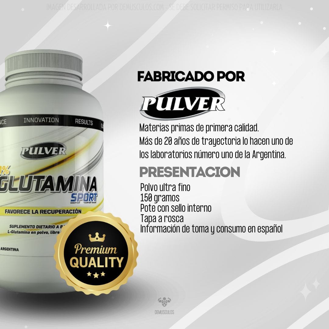 L-Glutamina 150 grs Pulver Sin Tacc