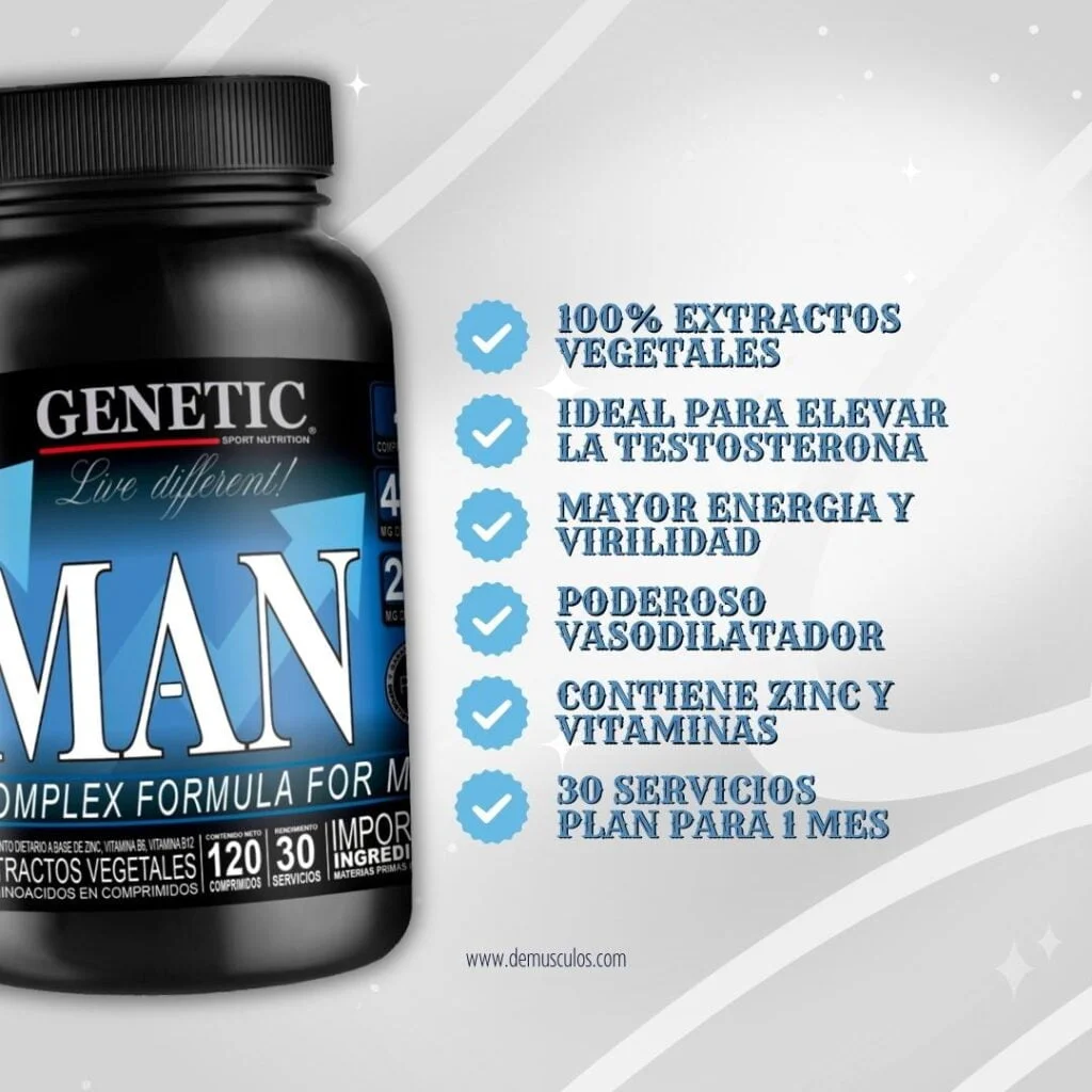 Man x 120 comprimidos de Genetic Sport