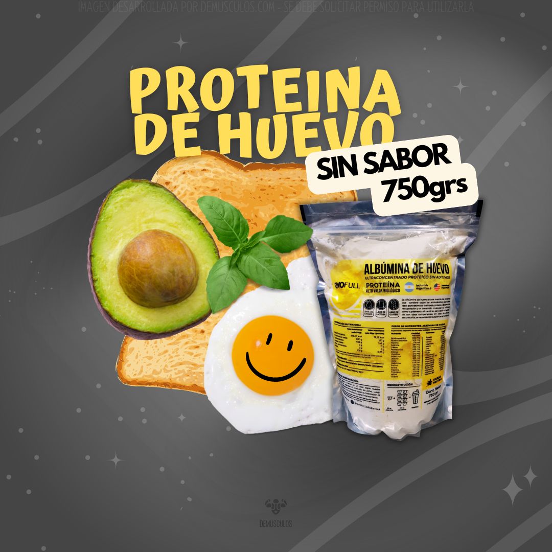 Ovofull Proteína de Claras de Huevo Pura sin sabor