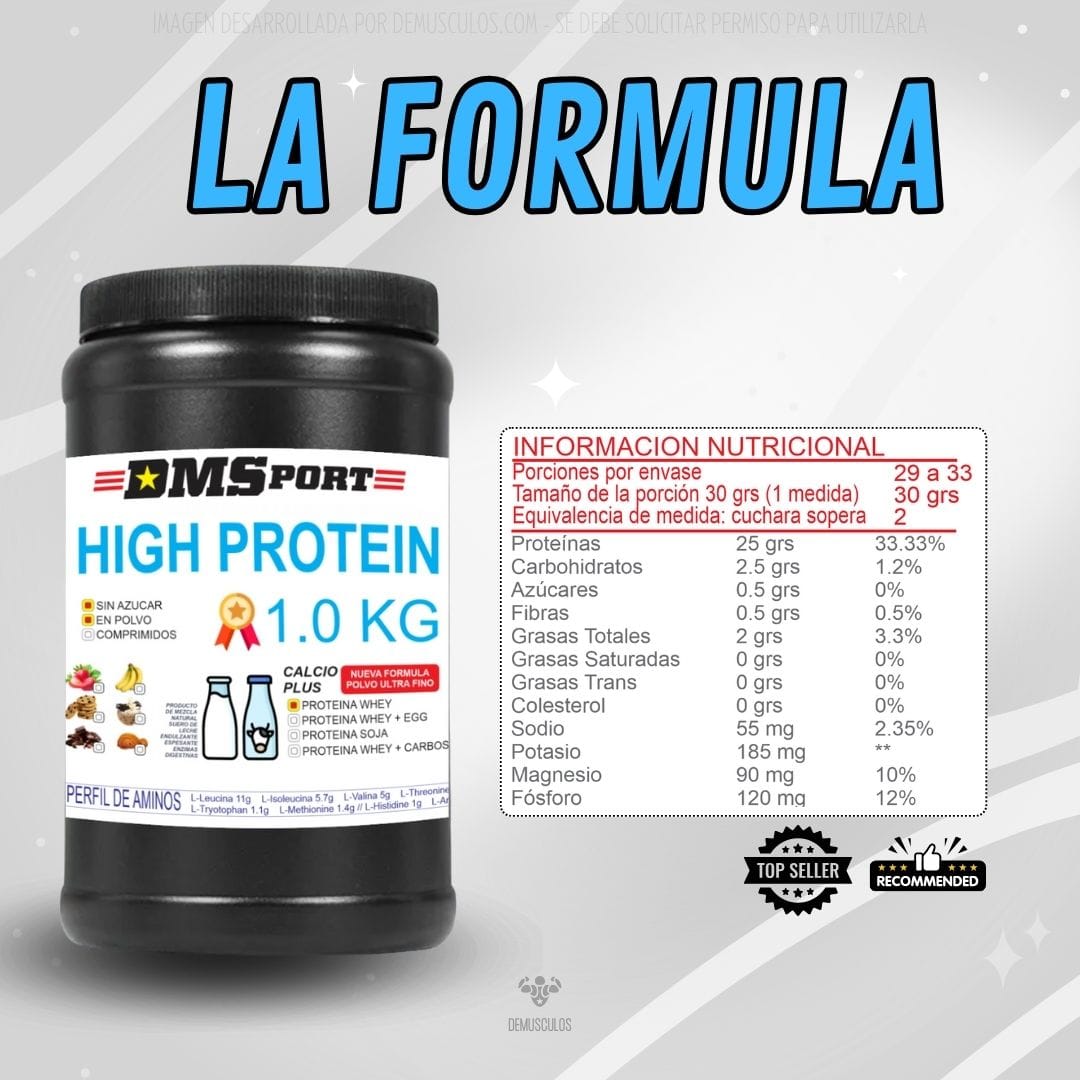 High Protein 1 kg fraccionada