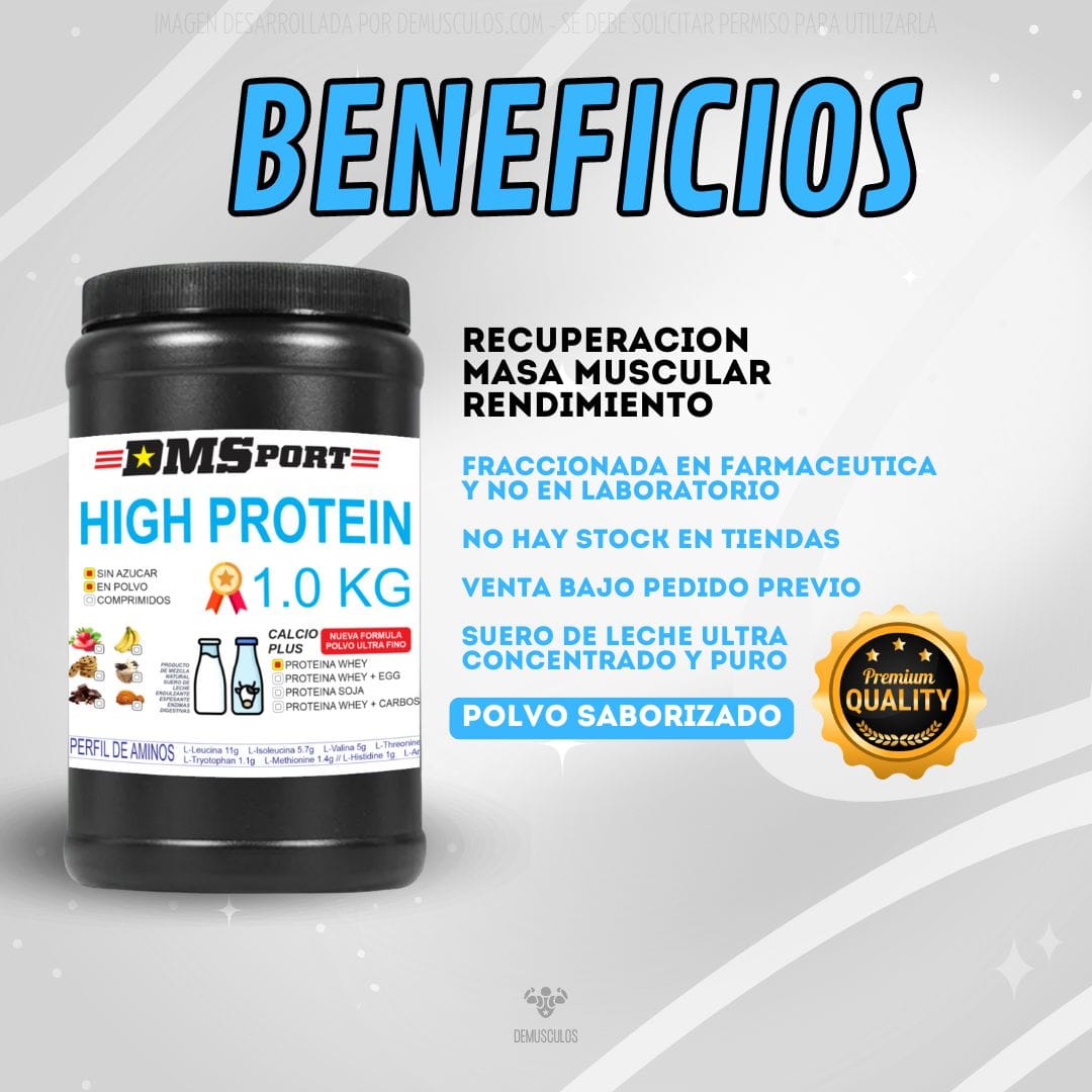 Los beneficios de High Protein 1 kg fraccionada