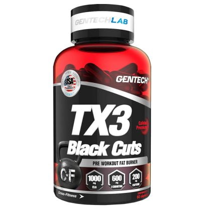 Quemador de grasas Tx3 Black Cuts de Gentech