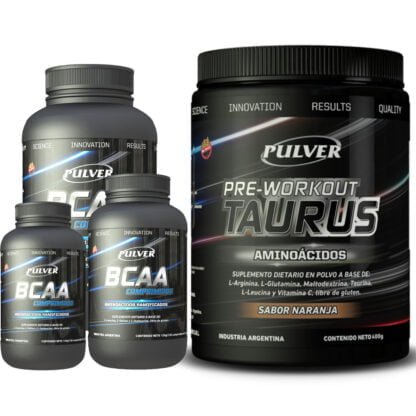 Combo 3 bcaa pulver + 1 amino taurus