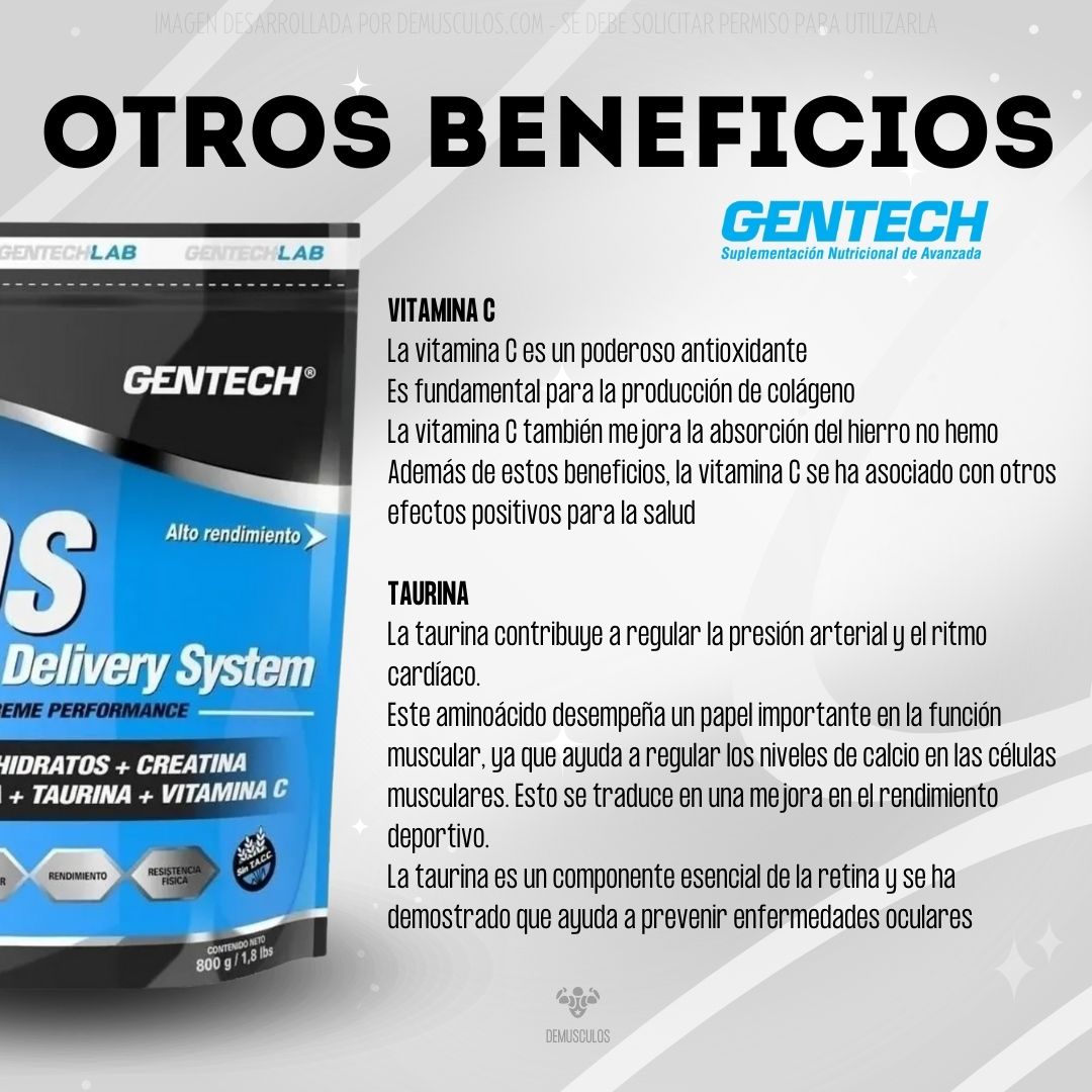 Otros Beneficios de CDS x 800 grs