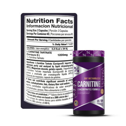 Carnitina Xtrenght Nutrition x 90 cápsulas