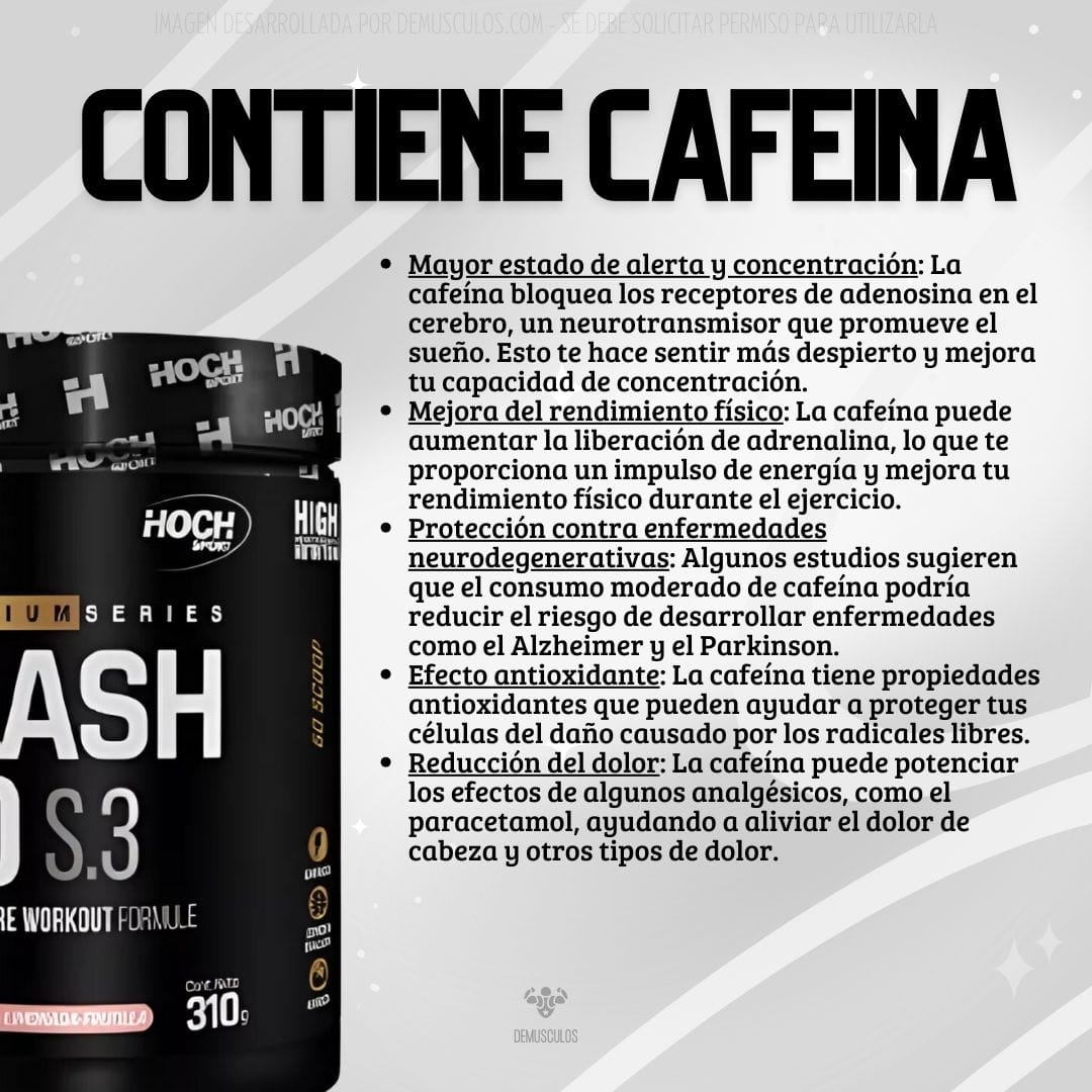 Contiene cafeína