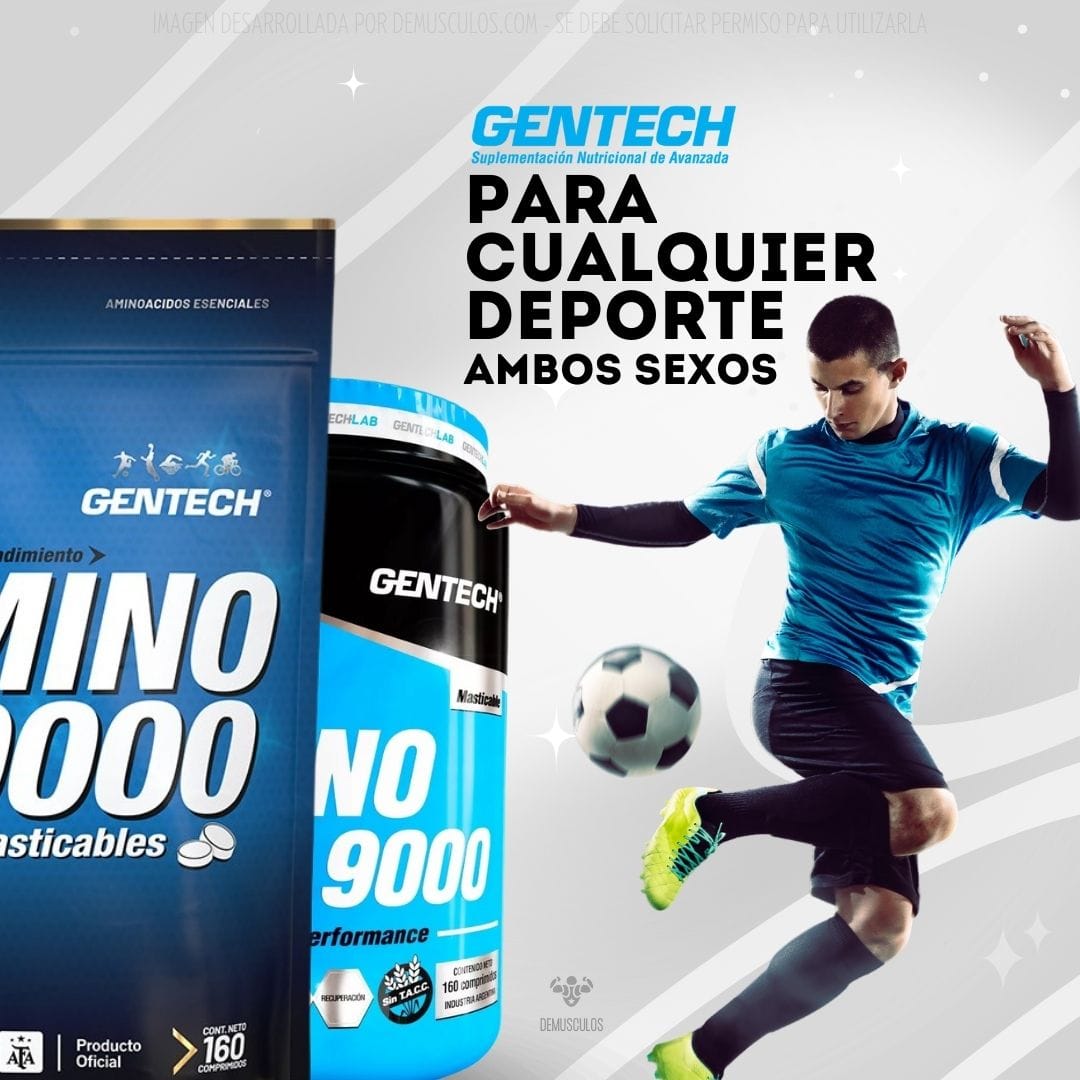 Amino 9000 de 160 capsulas Gentech