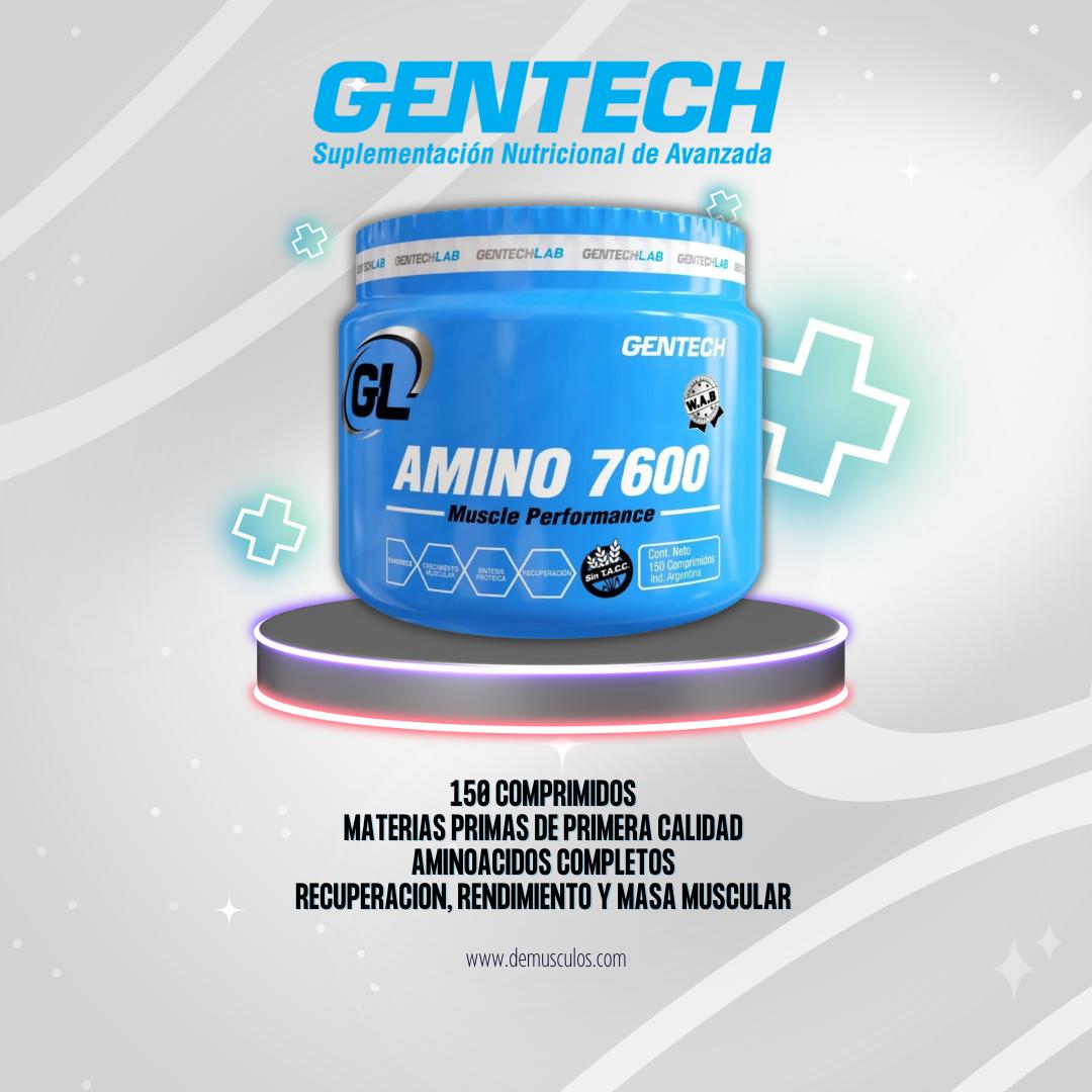 Amino 7600 Gentech | 150 comprimidos | DeMusculos.com