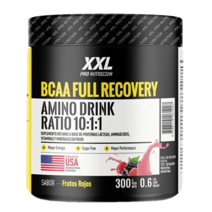 Bcaa Full Recovery de XXL Pro Nutrition. Aminoácidos Ramificados en polvo de rápida asimilación.
