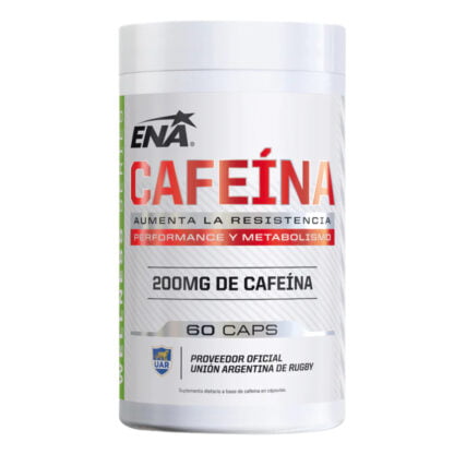 Cafeína Ena Sport x 60. Fuente de energía.