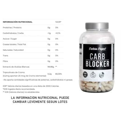 Carb Blocker x 120 de Protein Project