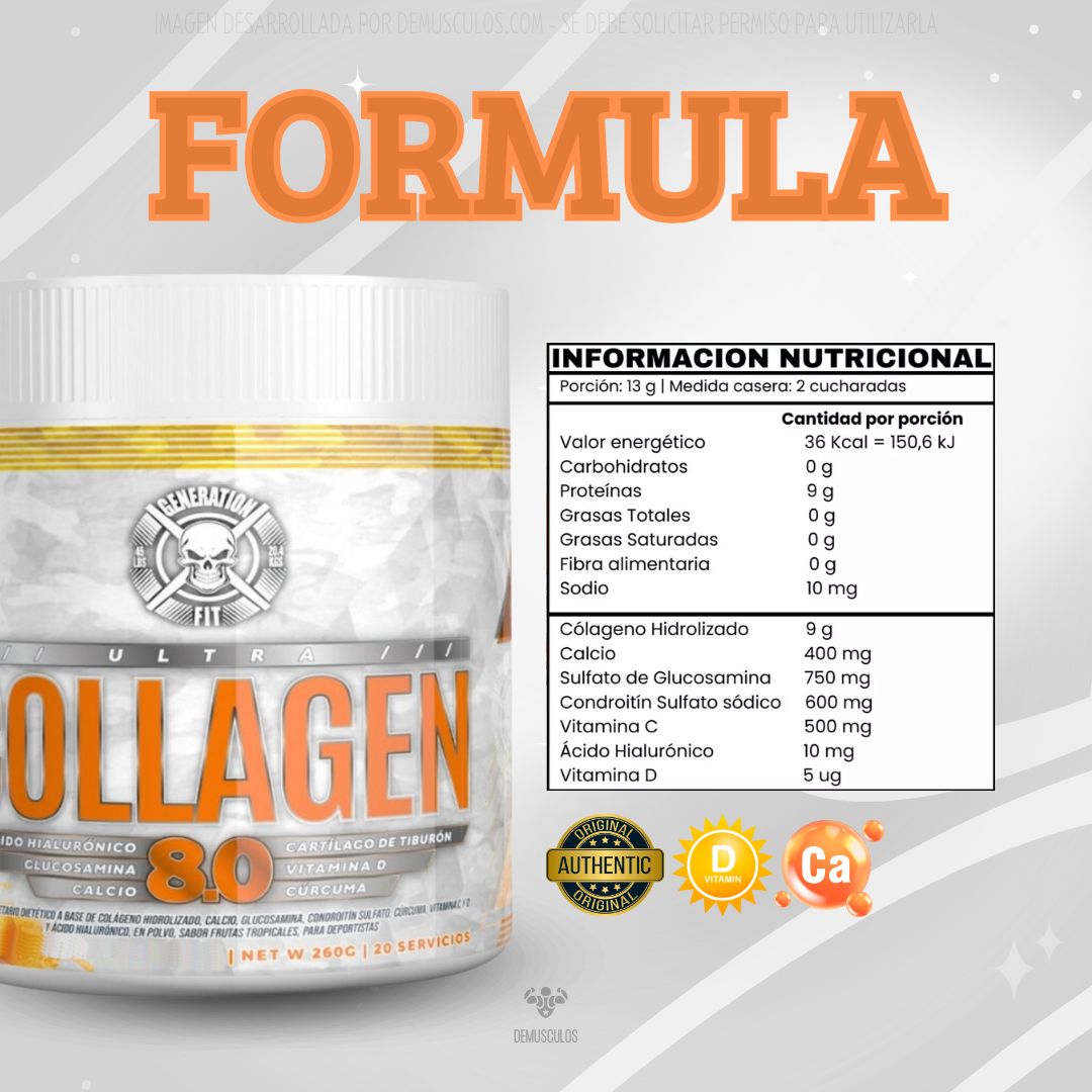 Ultra Collagen 8.0 de Generation Fit