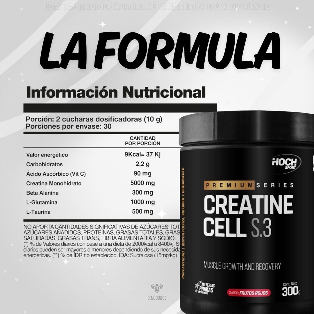 Creatine Cell 300 grs de Hoch Sport