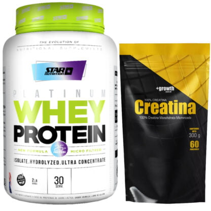 Combo: Proteina Star Nutrition y Creatina GROWTH