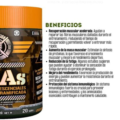 Beneficios de EEAs 360 grs de Generation Fit