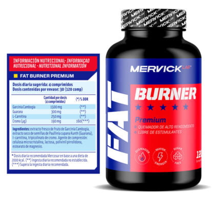 Fat Burner de Mervick x 120 cápsulas