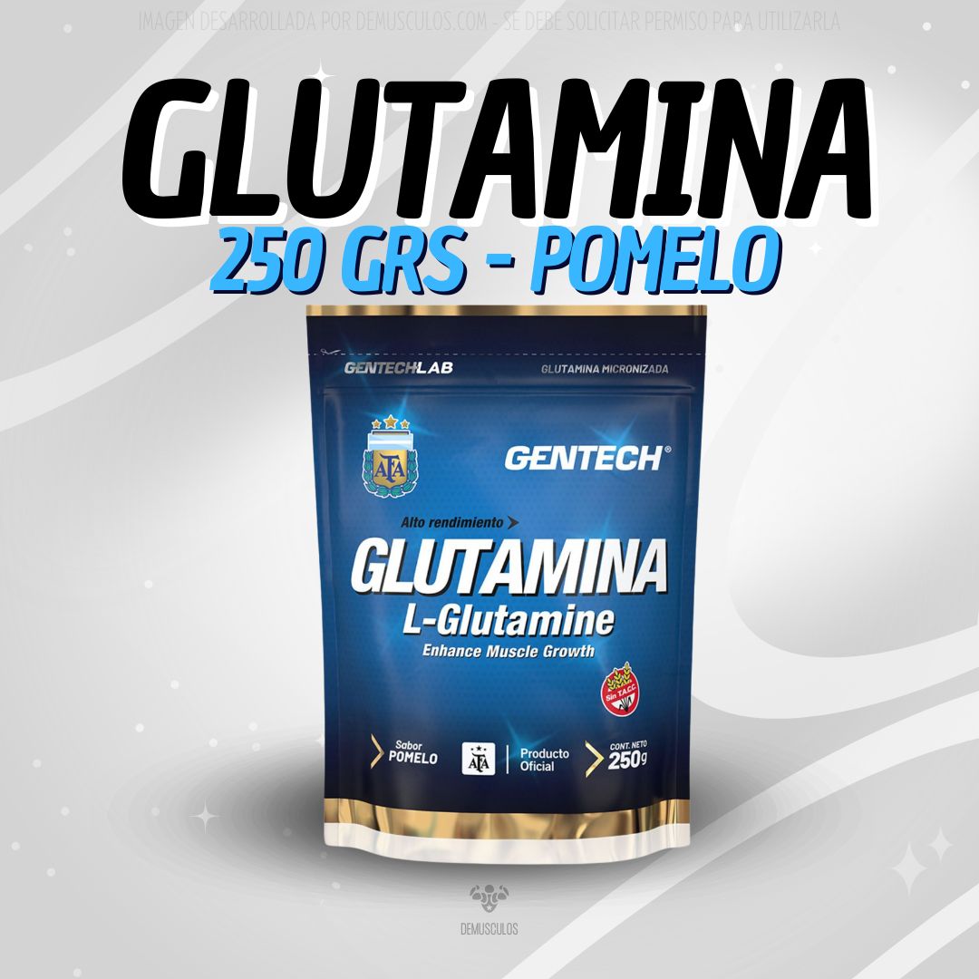 Glutamina 250 grs de Gentech