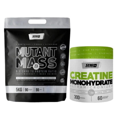 Combo Mutant Mass 5 kg + Creatina 300 grs Star Nutrition