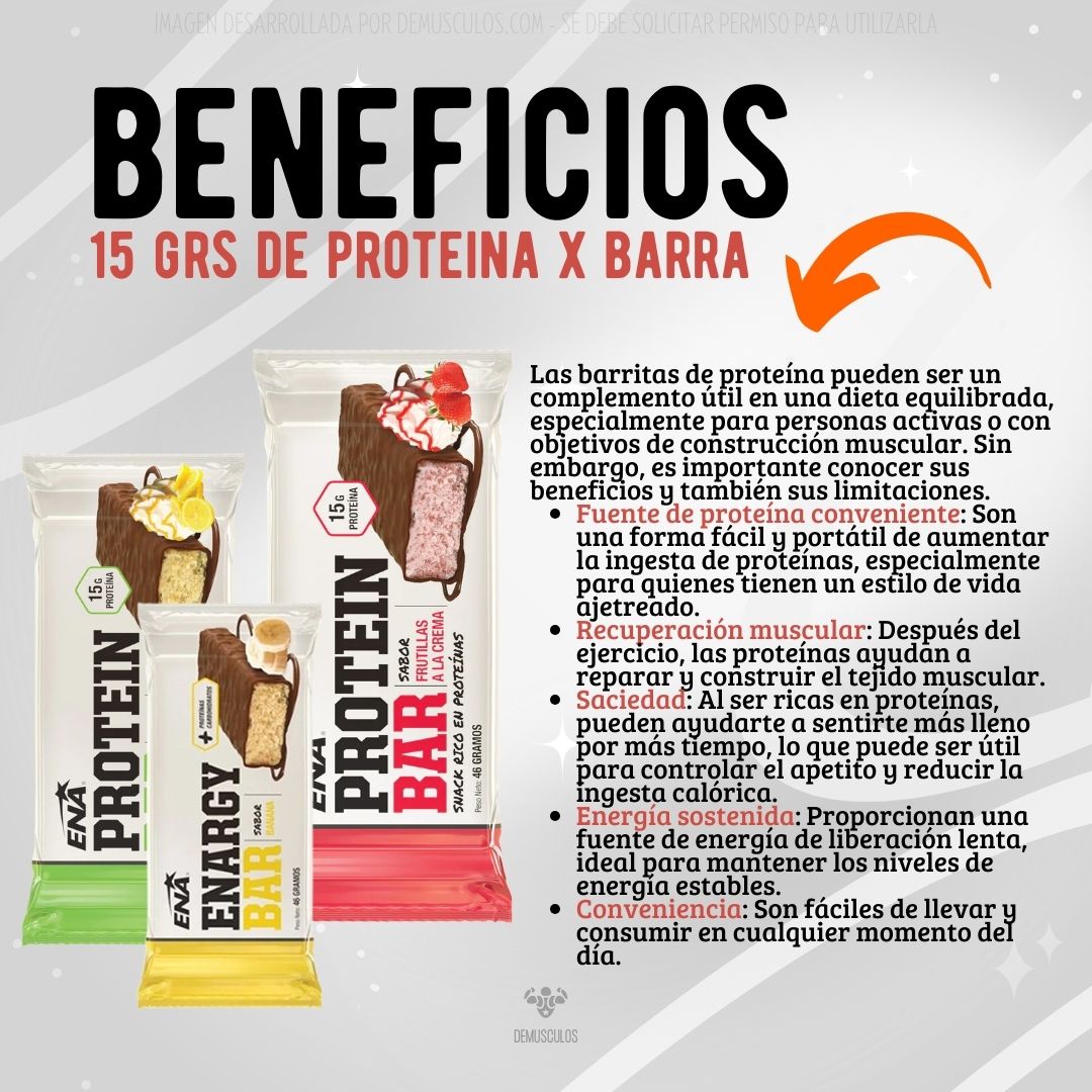 Protein Bar Ena Sport: Beneficios