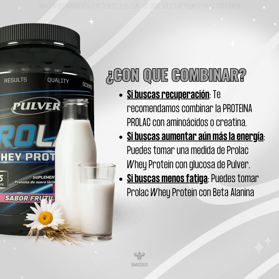 Cómo se debe consumir Prolac Whey Protein de Pulver