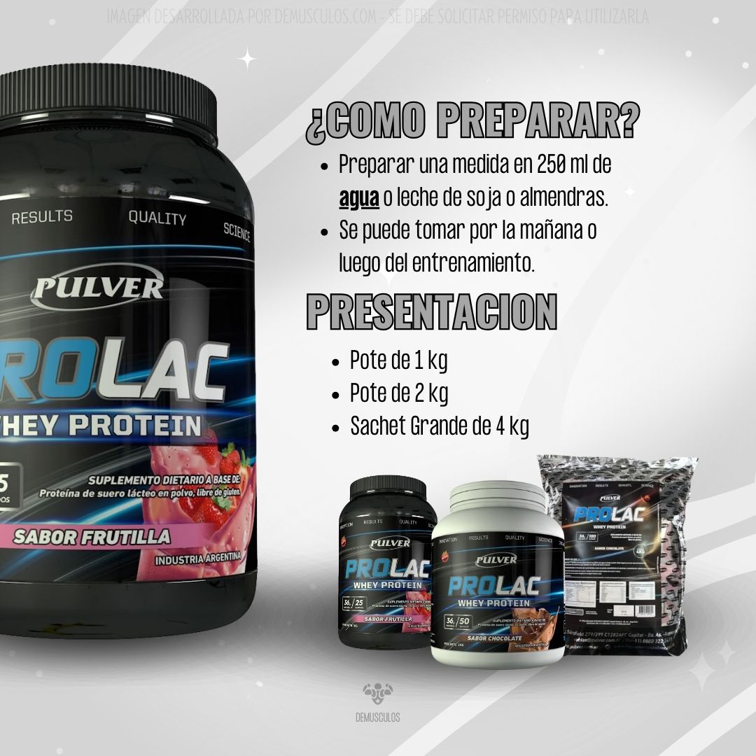 Prolac Whey Protein de Pulver