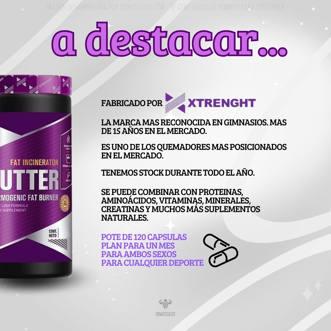 Quemador de grasas de Xtrenght Nutrition. A destacar...