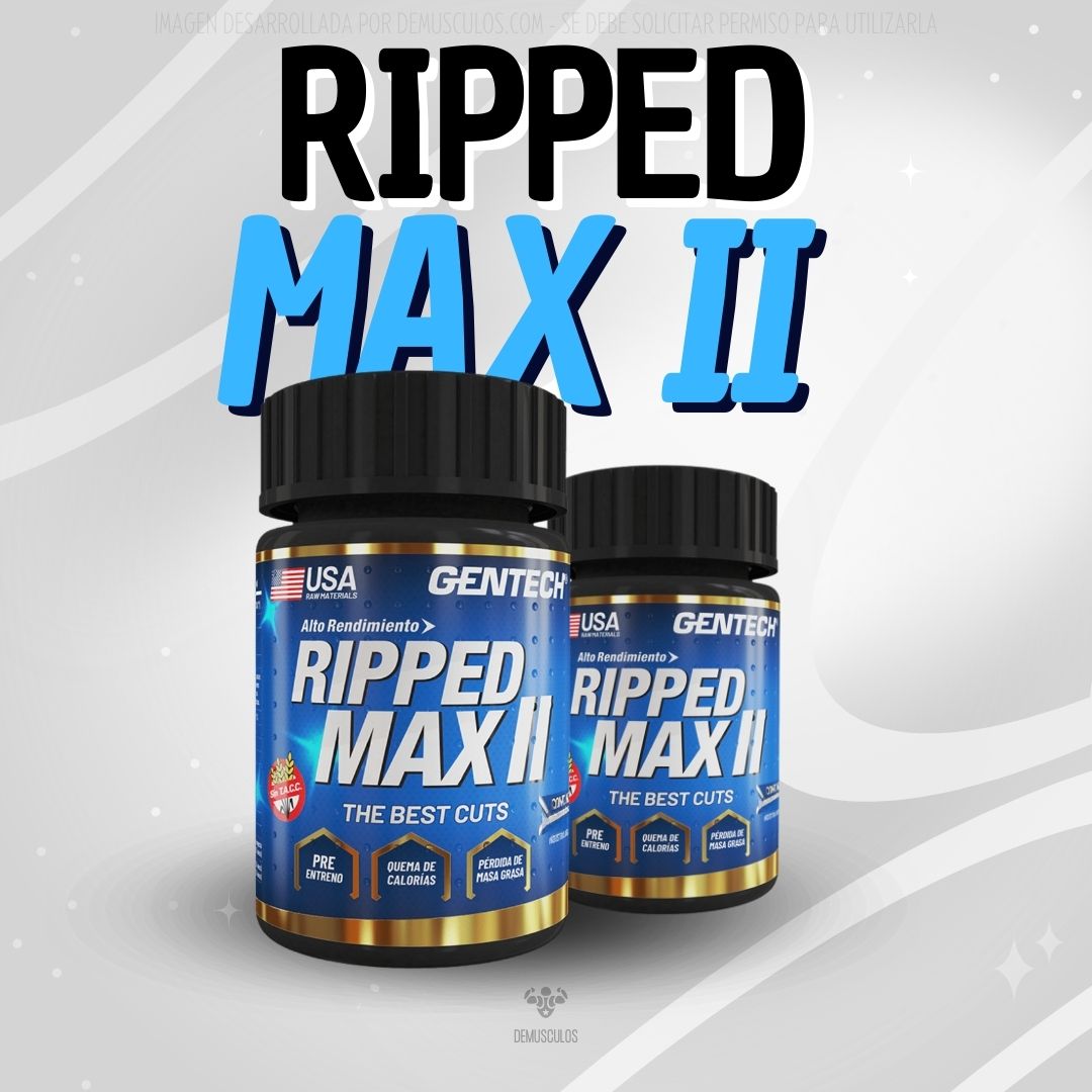 Quemador de grasas Ripped Max de Gentech