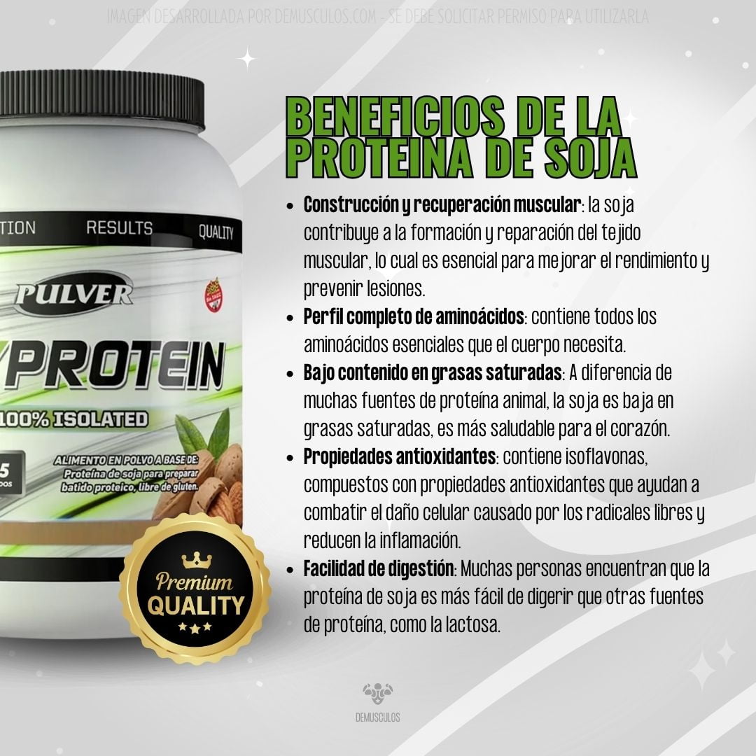 Soy Protein 1 kg de Pulver