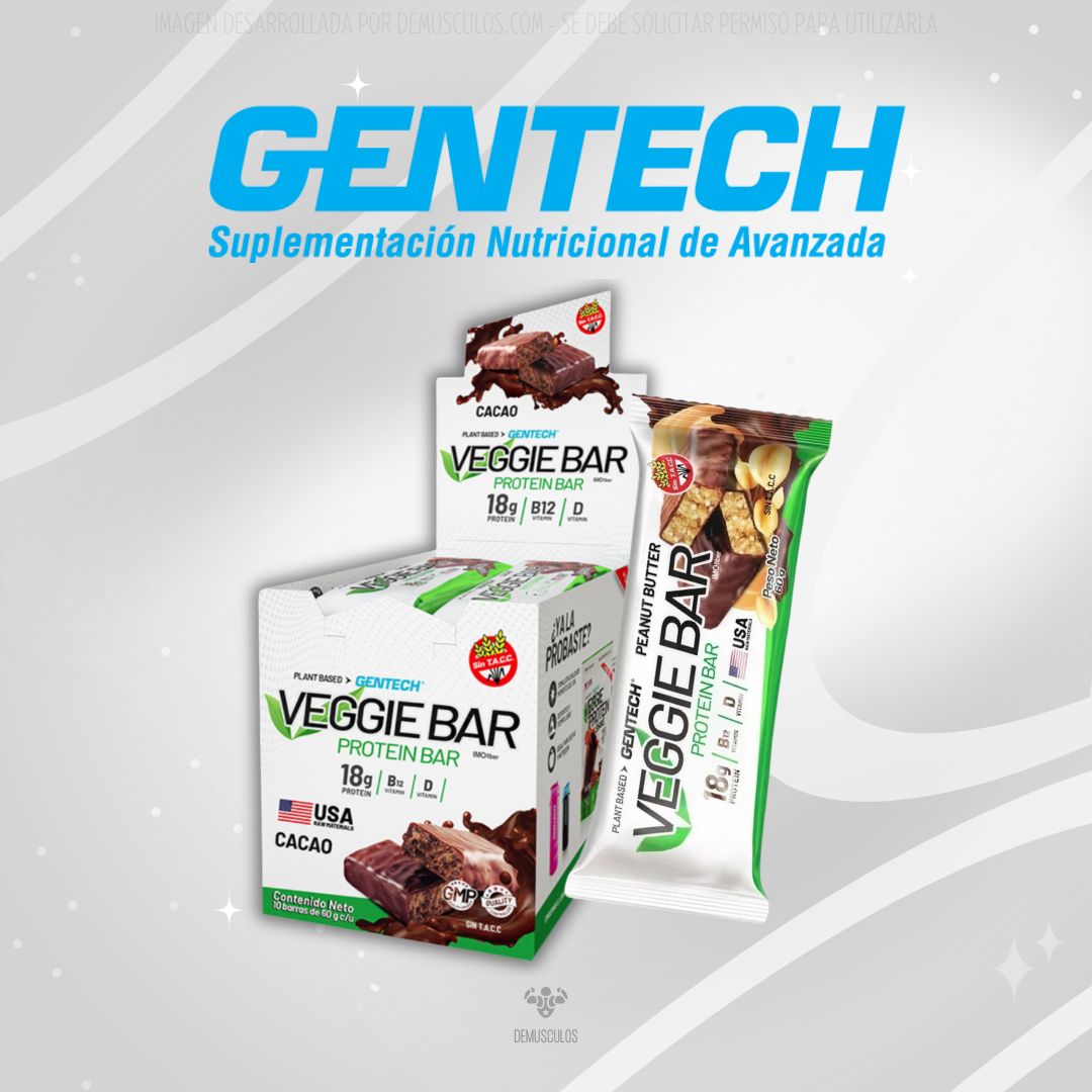 Veggie Bar de Gentech x 10 unidades